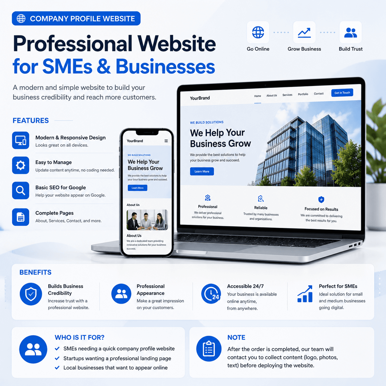 Company Profile Website